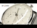 Junghans 027/4003.44 Max Bill Chronoscope Herrenuhr ユンハンス
