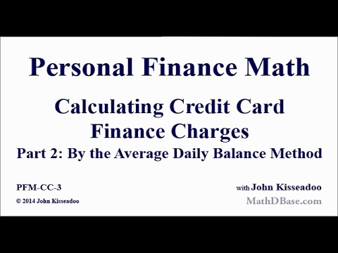 how to charge finance charge