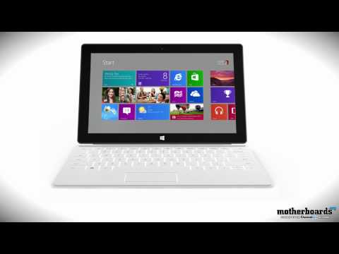 First Look: New Microsoft Surface for Windows RT (Windows 8 Tablet)