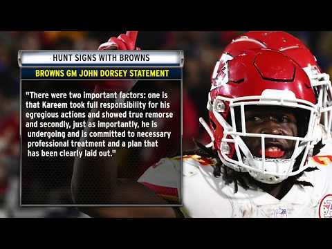 Video: Browns Give Kareem Hunt Second Chance