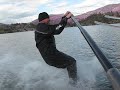 Jeff barefoot skiing (FINALLY)