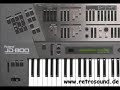 Roland JD-800 Synthesizer by RetroSound (audio part1)