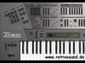 Roland JD-800 Synthesizer by RetroSound (audio part1)