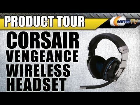 Wireless - http://www.newegg.com | Headset: http://bit.ly/11CmlI4 26-816-008 The Vengeance 2000 wireless gaming headset gives you realistic multi-channel gaming audio a...