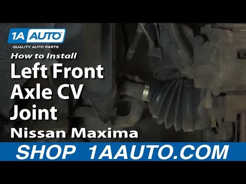 How To Install Replace Left Front Axle CV Joint 2002-03 Nissan Maxima Infiniti I30