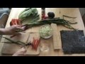 Raw Food Recipe-Vegetable Nori Rolls, Ep18