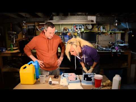props - Bill and Jessica teach you how to cast a plastic resin space gun! Jessica's Info: http://www.twitter.com/ojessicanigri http://www.facebook.com/officialjessic...