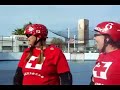 recorded at an arizona roller derby (azrd) scrimmage between the bruisers and the surly gurlies.  mink stole and redhead revolver of the bruisers.