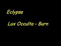 teledysk, klip, Lux Occulta,- Burn
