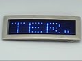 Scrolling Blue LED Programmable Belt Buckle