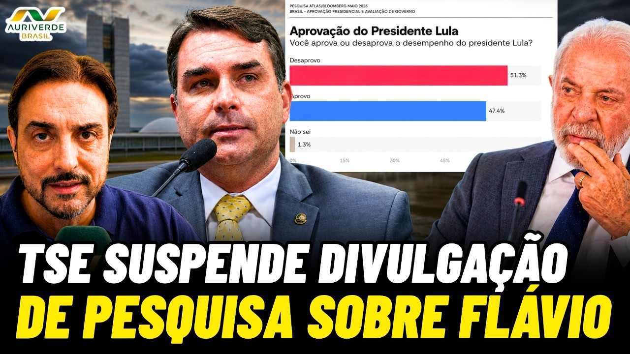 TSE suspende divulgação de pesquisa sobre Flávio Bolsonaro
