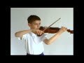 W.A.Mozart,Concerto N�3 for violin( 1 part , Cadenza).