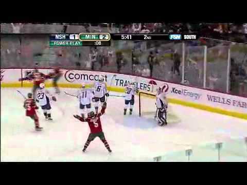 Pierre-Marc Bouchard Amazing Goal vs Predators 2008