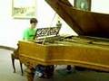 Adam Swanson performs on Blind Boone's piano in Columbia, MO