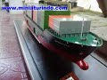 Container Vessel Scale Model by www.miniaturindo.com