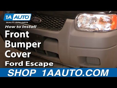 How To Install Replace Front Bumper Cover Ford Escape 01-07 1AAuto.com