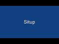 sit up