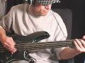 Fred Frizz plays fretless bass
