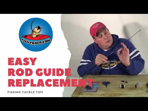 how to repair fishing rod guides