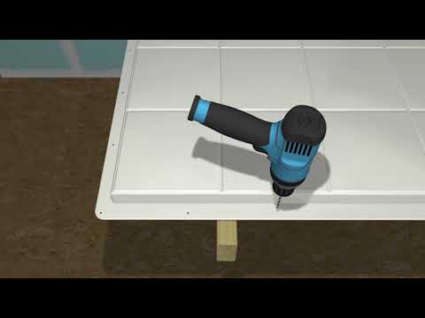 Installing the Mustee 3460M Shower Floor & 760T-34WHT Shower Wall