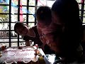 jennica blowing candle of 2nd cake
