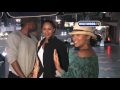Tia Mowry And Tamera Mowry Talk To Cameras At Katsuya