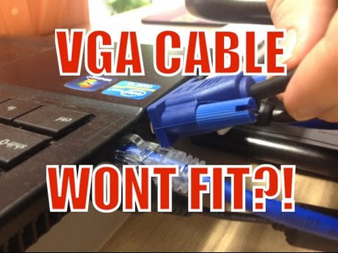 how to repair vga cable