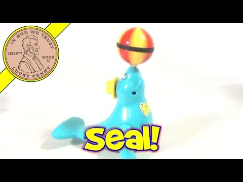 Funny Seal Spinning Moving Electronic Toy, 1992 Manley Toys