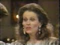 from 1990: it's christmas eve at the spaulding mansion.  alexandra expresses her love for vera before going to the blue moon with roger.  phillip and beth dote on baby lizzie and tease india.  at the blue moon, roger searches for mindy, who has caught mallet's eye.