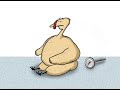 Funny Turkey and Cranberry Animated Cartoon
