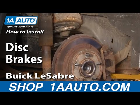 How To Install Replace Rear Disc Brakes Buick LeSabre 00-05 1AAuto.com