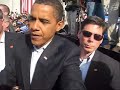 At a rope line in Columbus, Ohio on Nov. 2, Barack Obama says he will either go to the U.N. climate talks in Poland this December, or send a team in his place. Obama's presence in Poland would send a strong signal to the world that his administration will restore U.S. leadership in the fight against global warming.Transcript: 
