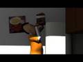 The final version of the fridge scene (without sounds)