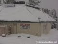 VERY HEAVY SNOW during California Blizzard - January 5, 2008