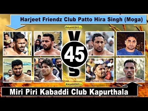Harjeet Friends Club Patto Hira Singh Moga Vs Miri Piri Kabaddi Club Kapurthala (Tungwali Bathinda)