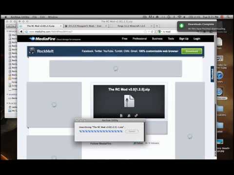 how to install minecraft rc mod