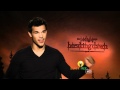 Taylor Lautner talks about his 'first' | Twilight Breaking Dawn Pt. 1