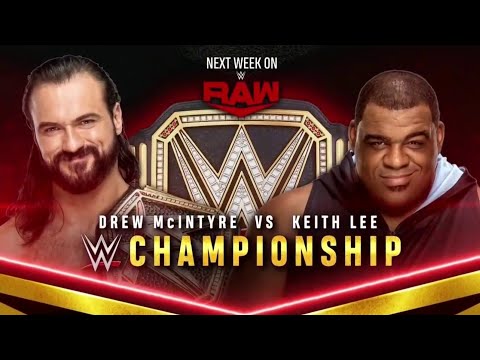 Drew McIntyre vs Keith Lee + Goldberg challenges McIntyre (Full Match Part 2/2)