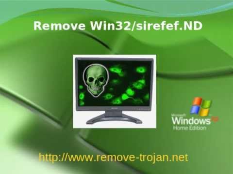 how to remove sirefef.j