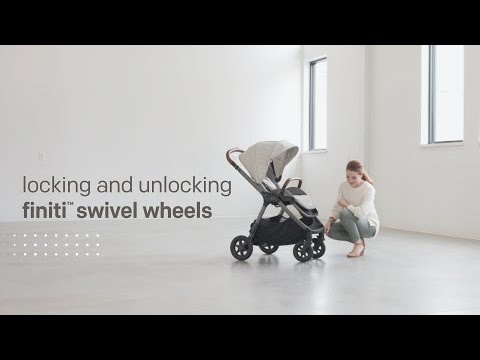 Joie Signature finiti™ | How to use the front locking swivel wheels