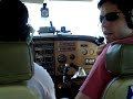 Pouso na pista 20 de Jacarepaguá com vento de través e turbulência. Cesna 182, comandante André Rezende