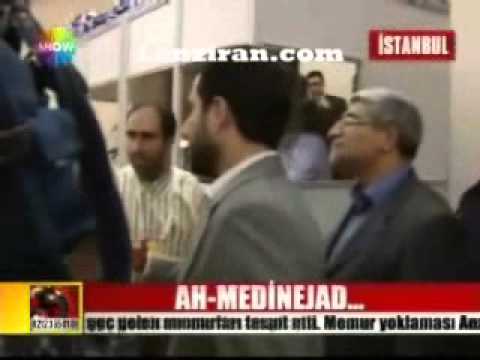 مترجم احمدی نژاد و شکسته شدن قاب عکس رهبر ahmadi nejad 