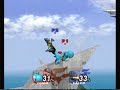 SSBB Wifi Match Yoshi (007) vs. Falco (Capt. Brawl)