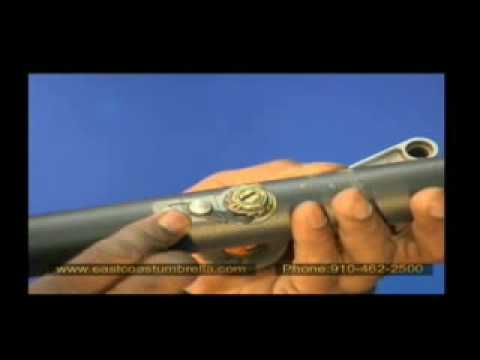how to repair umbrella crank