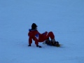 Sevi & Tolis is learning Snowboard