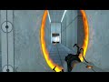 this is my tutorial on how to abh (accelerated back hop) in portal. this can also be used in half-life 2 episode 2.

note: you can abh without using crouch, but you don't gain speed as quickly. when you crouch and jump, you actually hit the ground 2 times per jump, so its faster since you gain more speed per jump.