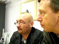 PETE FEENSTRA TALKS TO THUNDER'S Chris Childs,Harry James