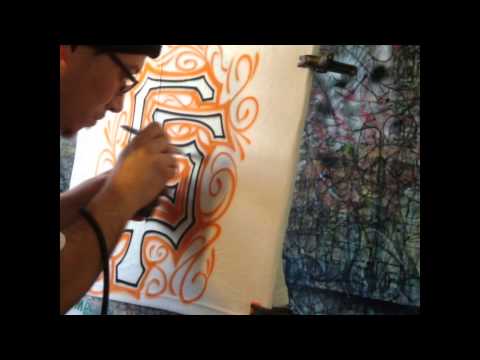 how to draw s.f. giants logo