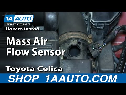 How To Install Replace Mass Air Flow Sensor 2000-05 Toyota Celica