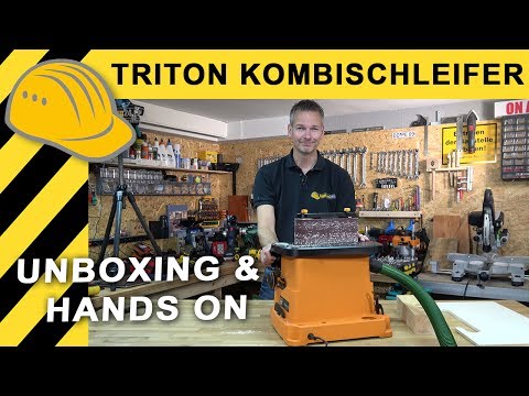 ANGETESTET: TRITON Bandschleifer & Spindelschleifer - Unboxing und erster Test - TSPST450